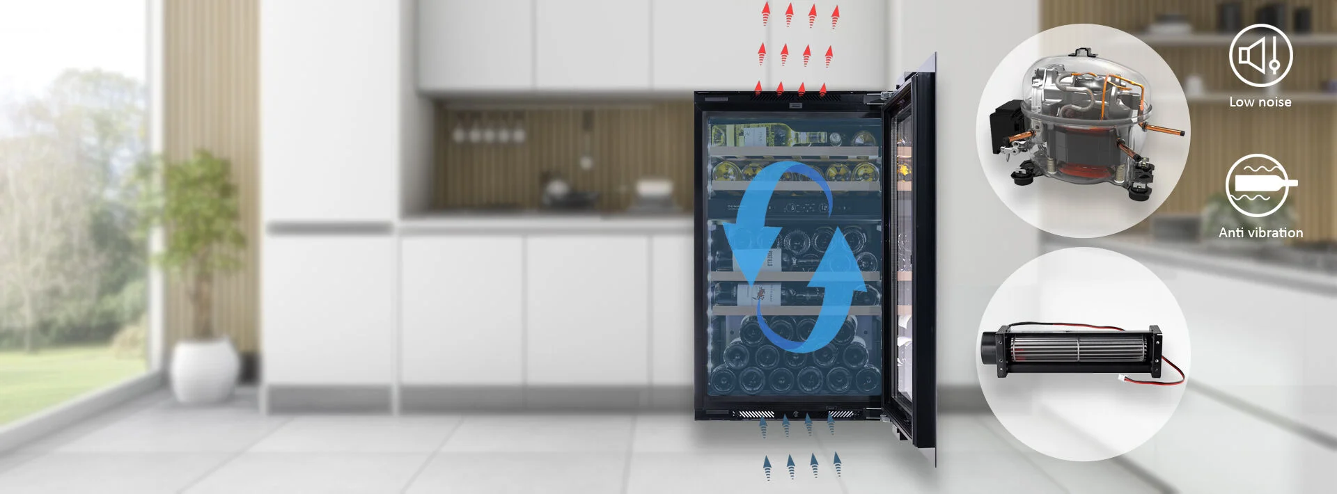 ИНВЕРТОРНЫЙ КОМПРЕССОР И ПОПЕРЕЧНЫЙ ВЕНТИЛЯТОР